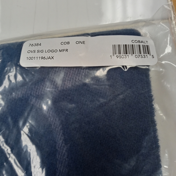 NWT Colbalt Blue Signature Canvas Muffler - Picture 4 of 4